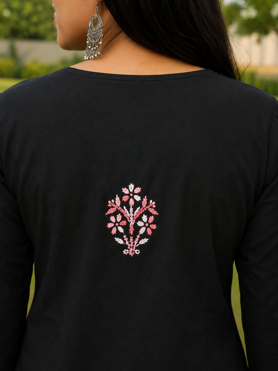 Cotton Chikankari Kurta Set – Pink Adab e Libas